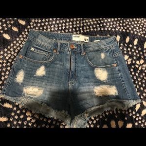 Denim shorts from garage size 7!